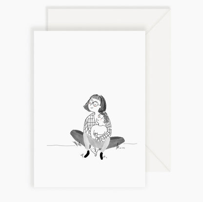 Carte - Tendresse maman et son fils