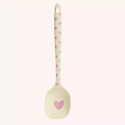 Grand cuillère de cuisine - Coeurs roses