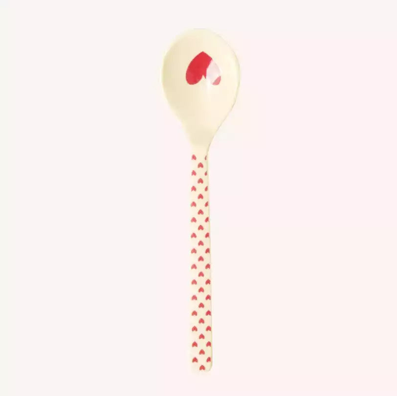 Cuillère à café - Coeurs rouges