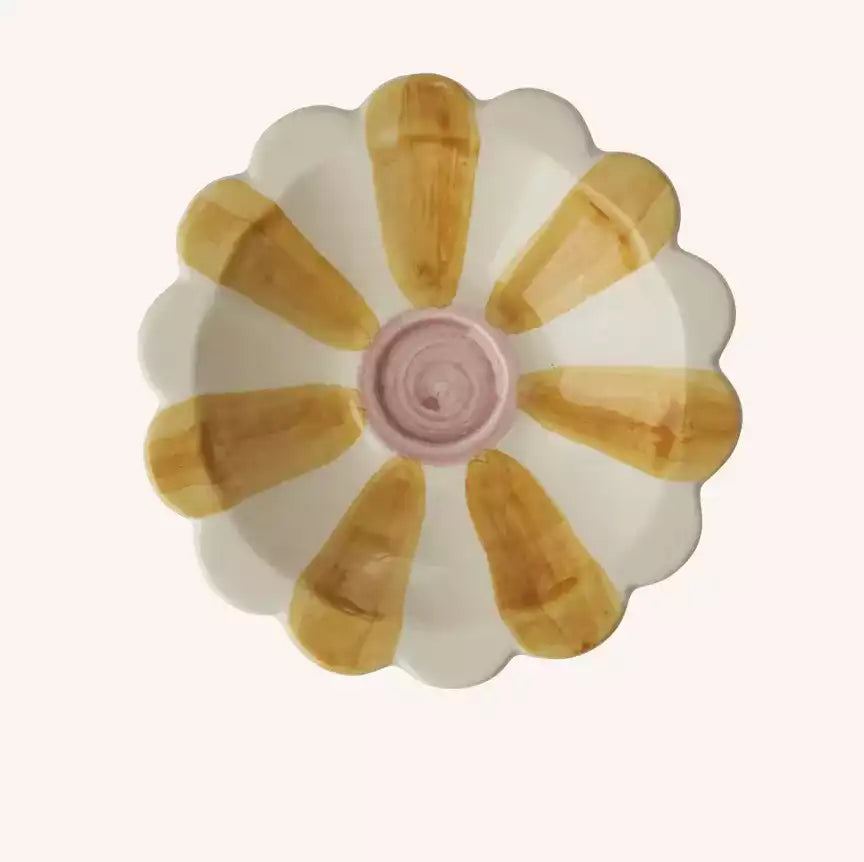 Coupelle fleur - Jaune
