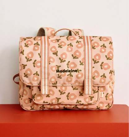 Cartable enfant - Fleurs Roses