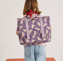 Cartable enfant - Oiseaux Lilas