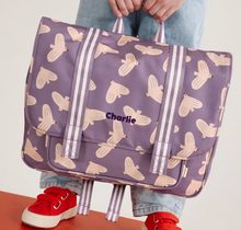 Cartable enfant - Oiseaux Lilas