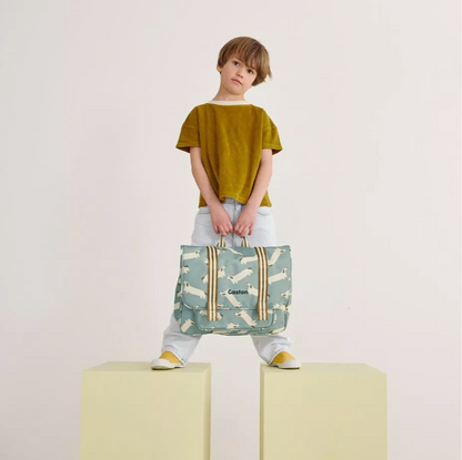 Cartable enfant - Teckels Bleu Givré