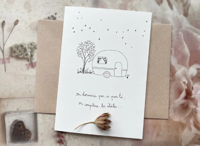 Carte - Caravane sous les étoiles