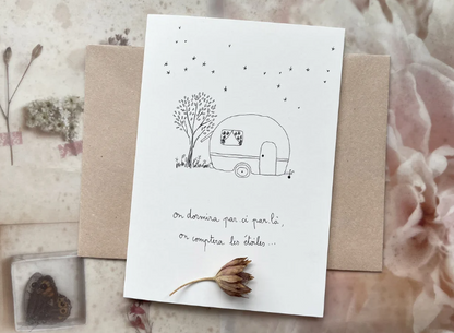 Carte - Caravane sous les étoiles