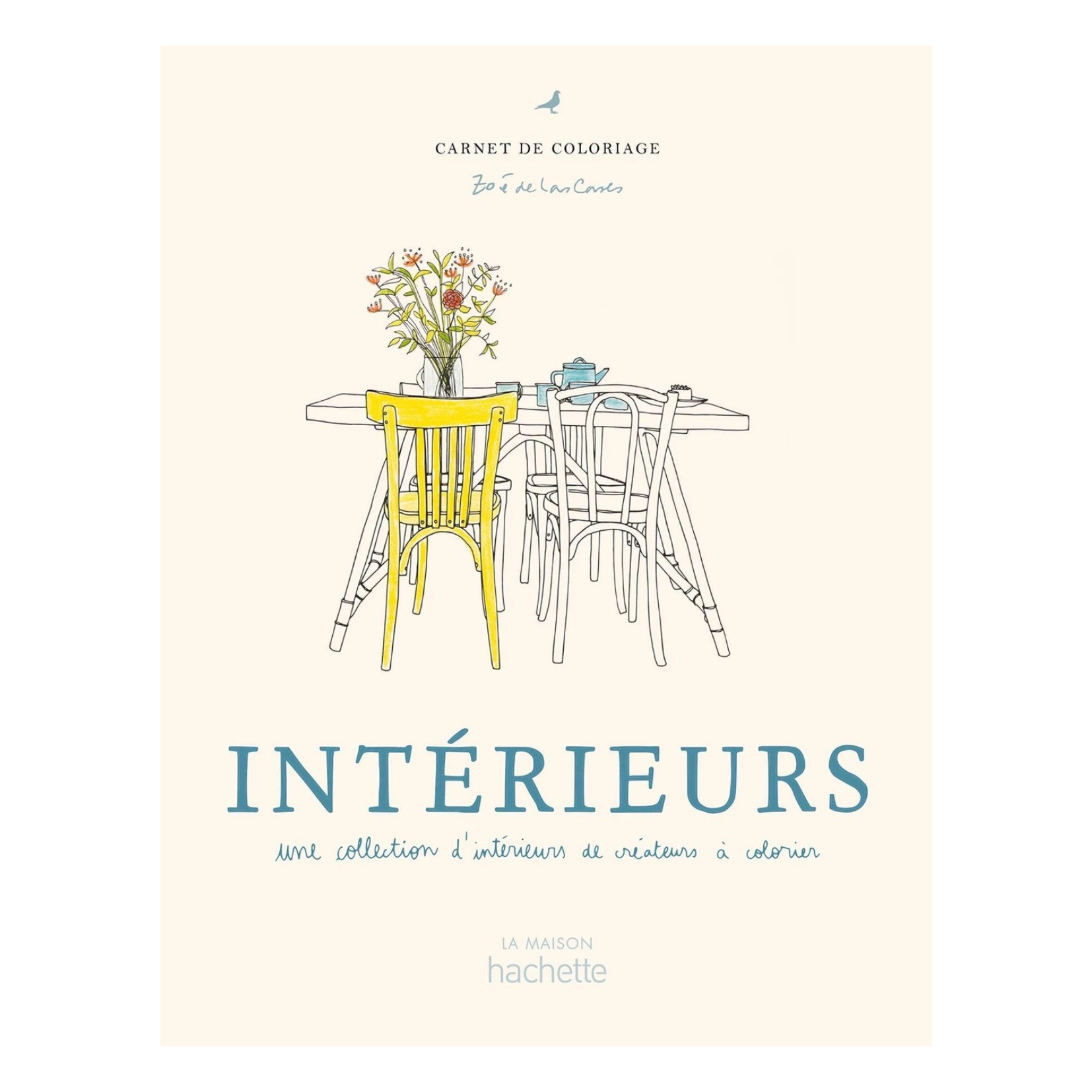 Carnet de coloriage intérieurs zoé de las cases
