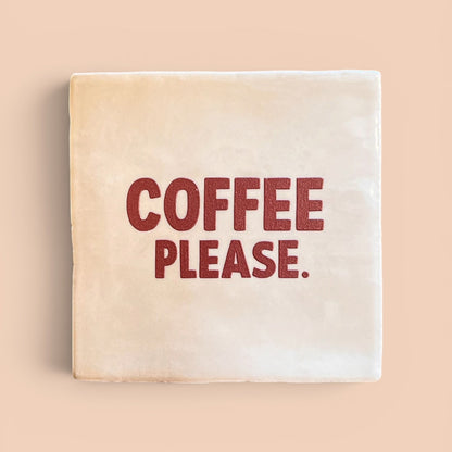 Carreau à accrocher - Coffee please