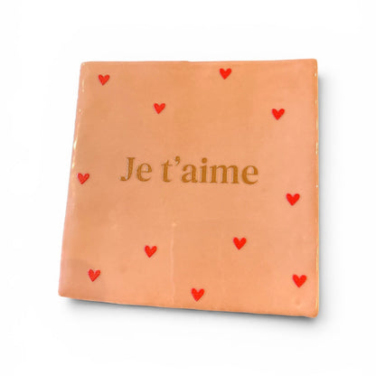 Carreau à accrocher - Je t'aime
