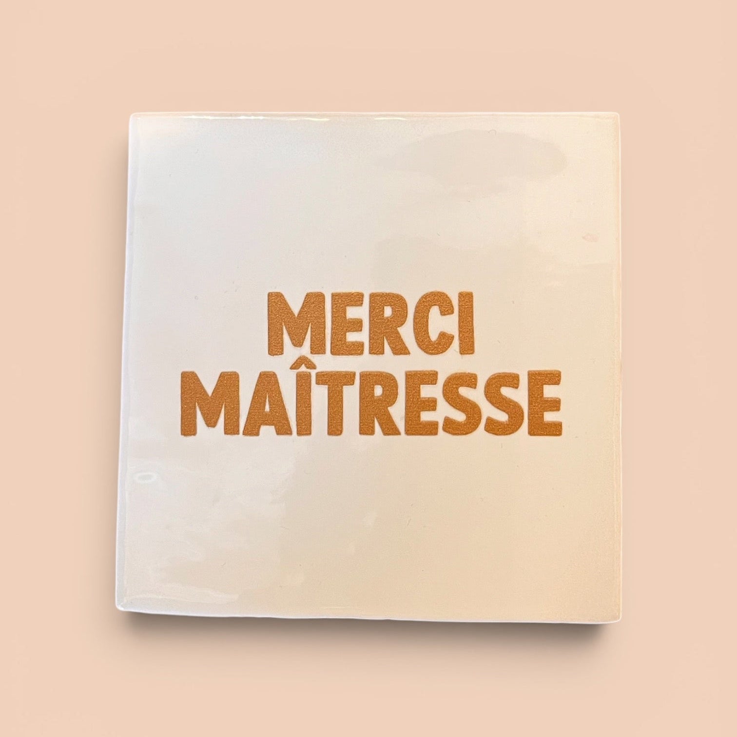 Carreau à accrocher - Merci Maîtresse