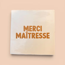 Carreau à accrocher - Merci Maîtresse
