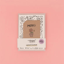 Carte & sachet de graines - Nounou adorée