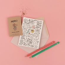 Carte & sachet de graines - Nounou adorée
