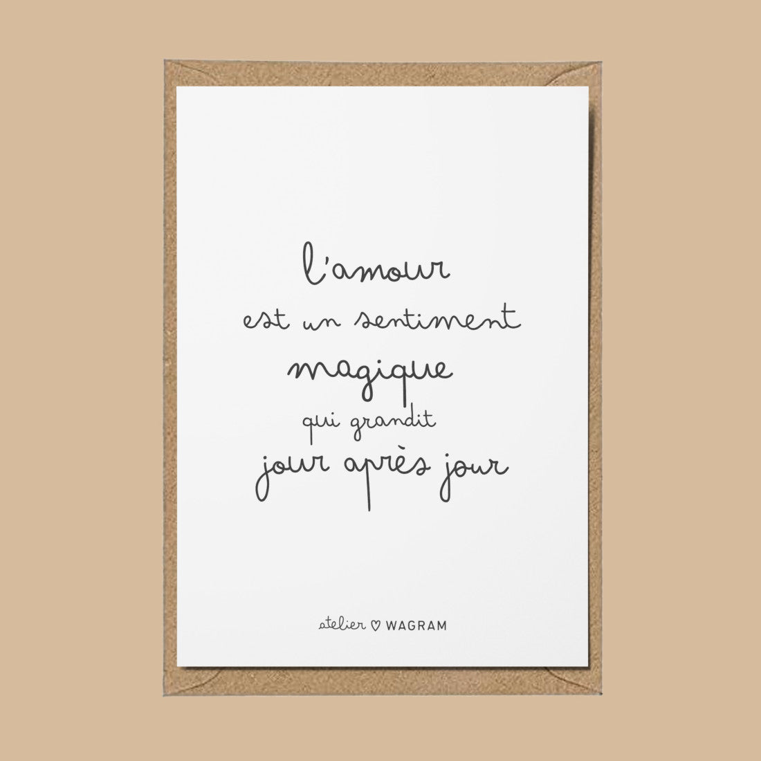 Carte - Sentiment magique