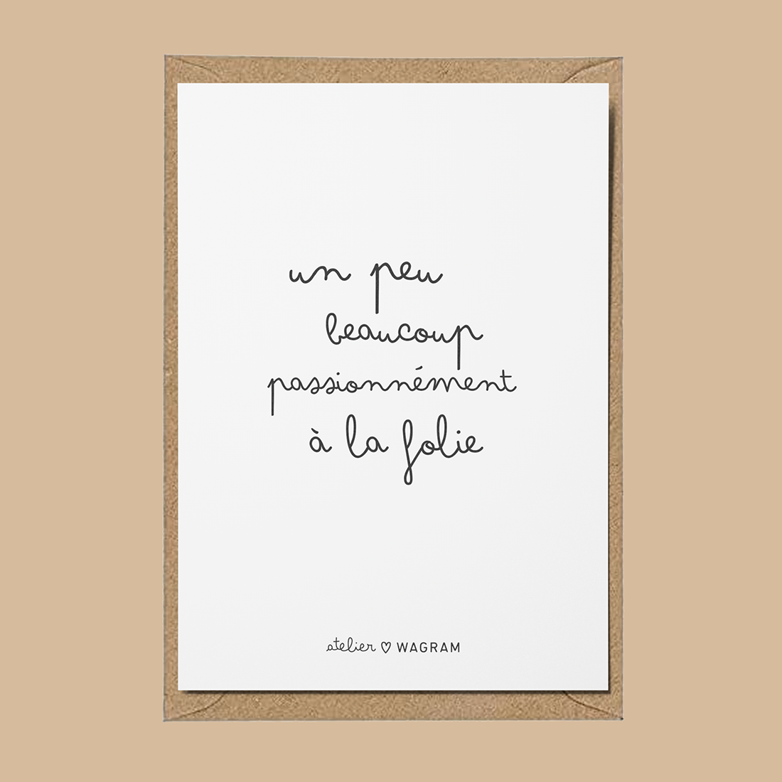 Carte - Un peu, beaucoup