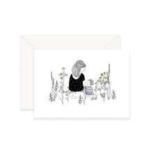 Carte mère, fils et fleurs