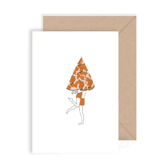 Carte parasol clémentine 