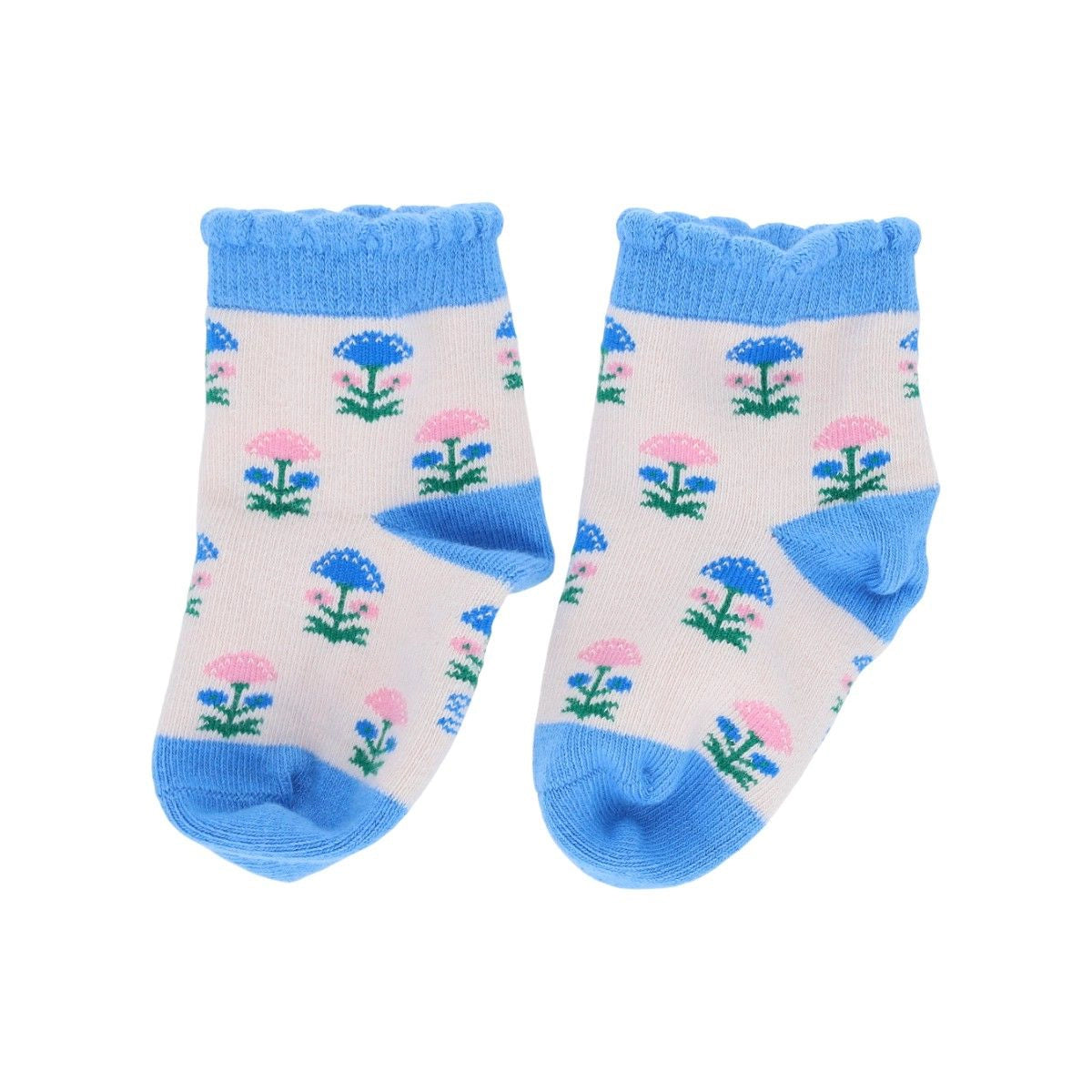 Chaussettes bébé 0 à 9 mois - Joli paon