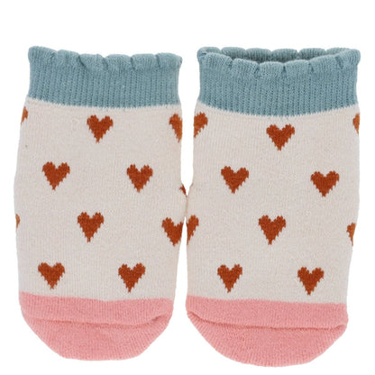 Chaussettes bébé 0 à 6 mois - Coeurs