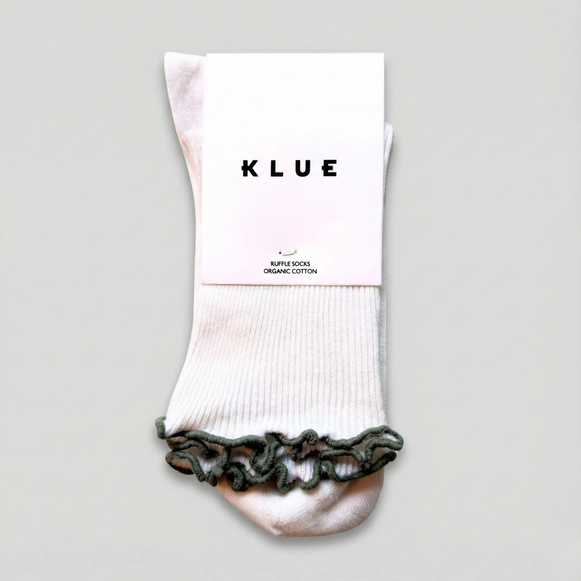 Chaussettes à volants 36/40 - Kaki