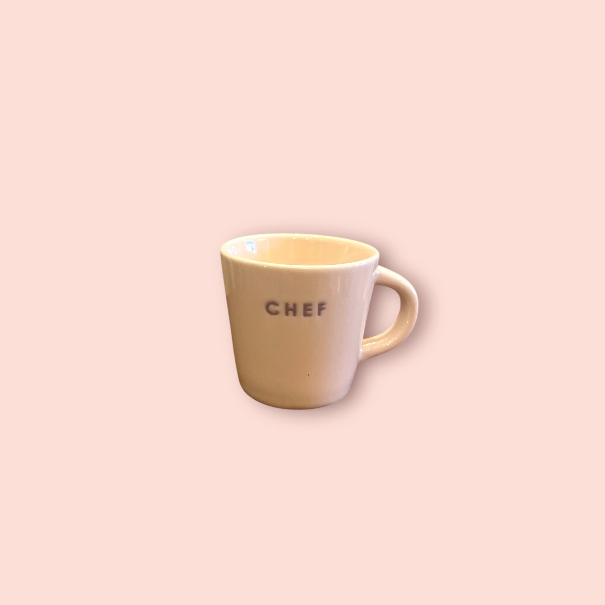 Tasse beige et violet PM - Chef