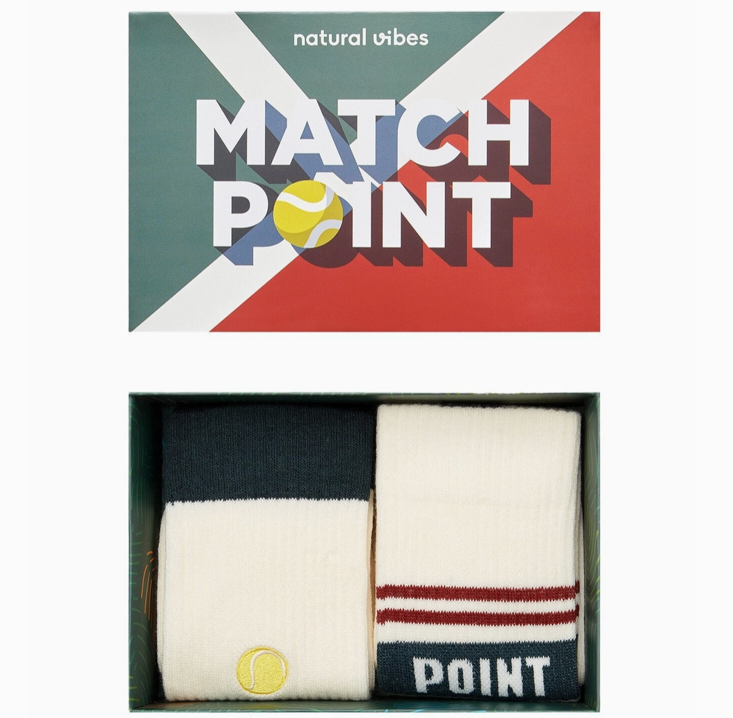Coffret de chaussettes homme - Match point & Tennis
