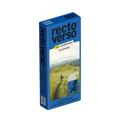 Coffret recto verso 100 randonnées en Europe