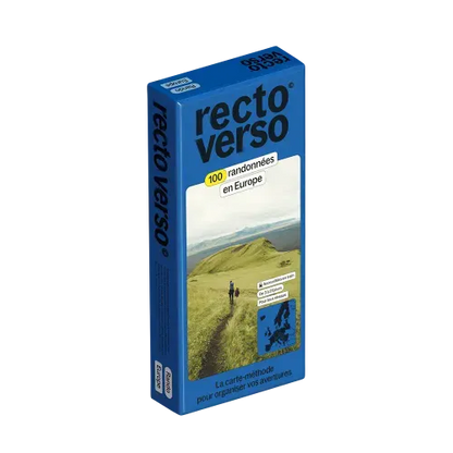 Coffret recto verso 100 randonnées en Europe