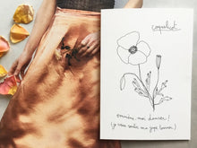 Carte - Coquelicot