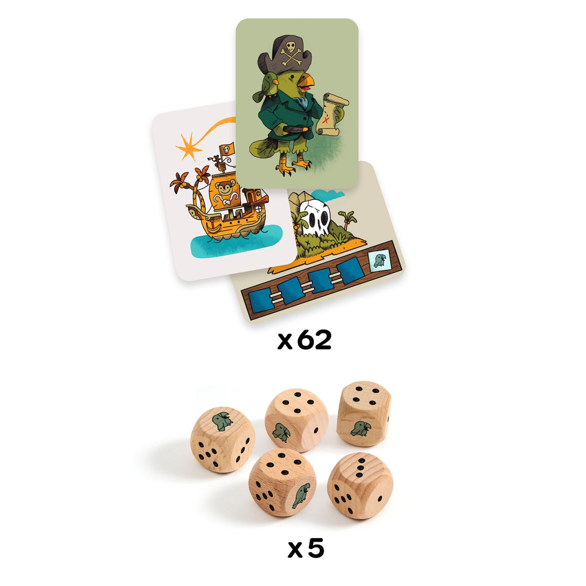 Pirates’N’Dice – jeu de dés et de paris – Djeco