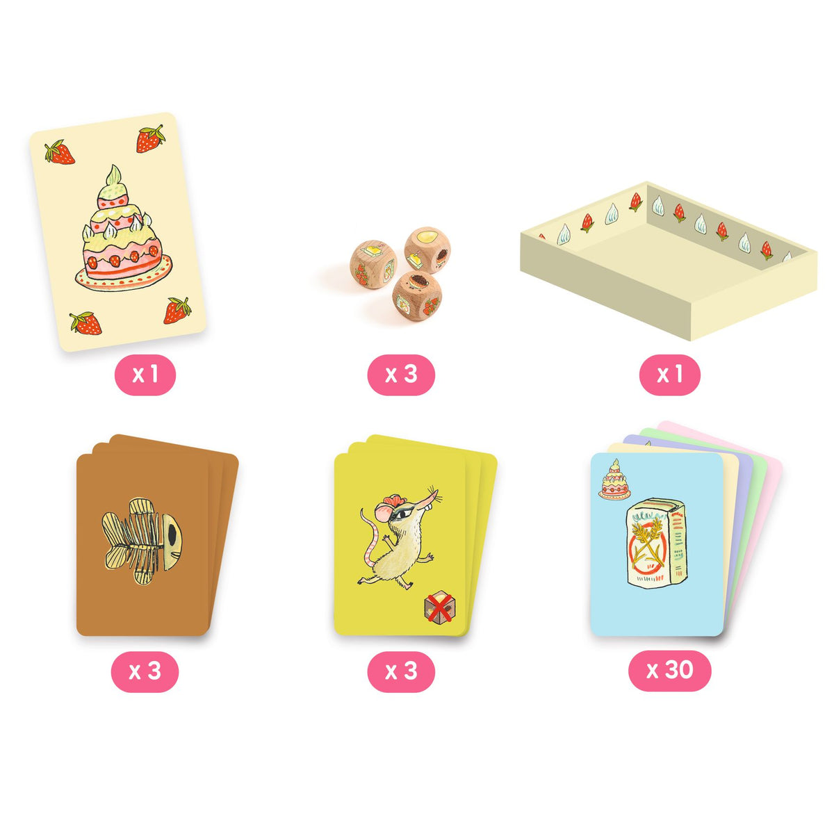 Sugar Cake – jeu de stop ou encore – Djeco