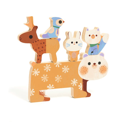 Puzzle en bois WoodyStack – Djeco