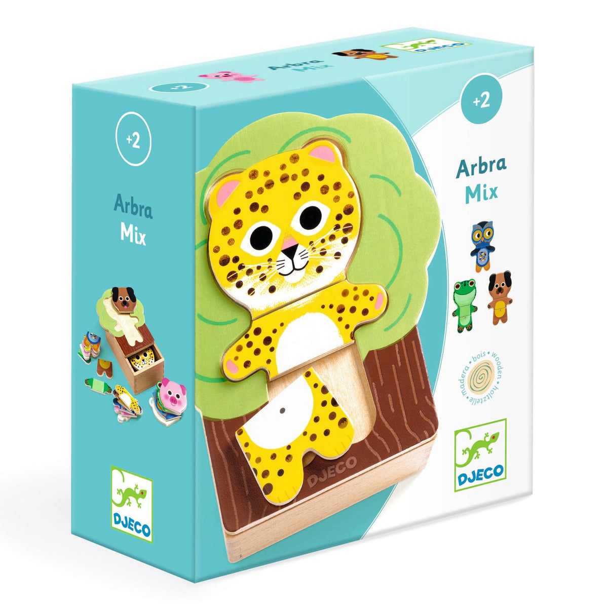 Arbramix – puzzle en bois à mixer – Djeco