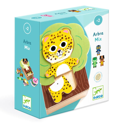 Arbramix – puzzle en bois à mixer – Djeco