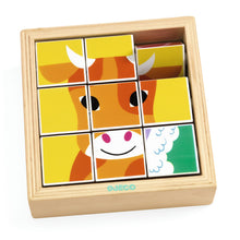 Animoroll – puzzle rotatif en bois – Djeco