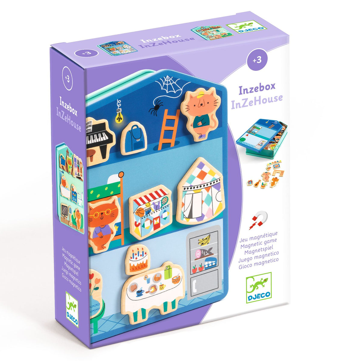 InZeHouse – jeu magnétique Inzebox – Djeco