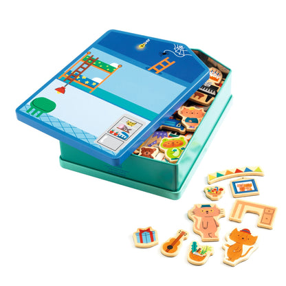 InZeHouse – jeu magnétique Inzebox – Djeco
