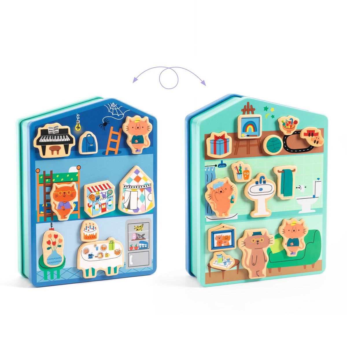 InZeHouse – jeu magnétique Inzebox – Djeco