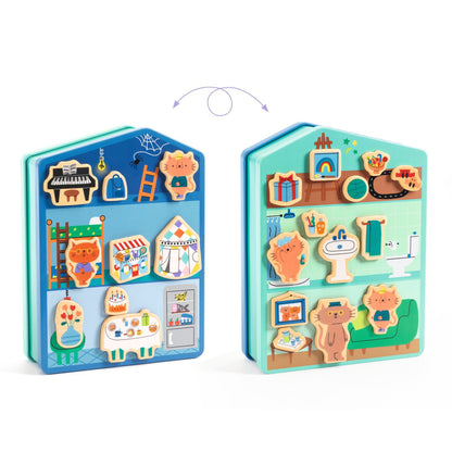 InZeHouse – jeu magnétique Inzebox – Djeco
