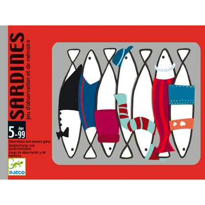 Sardines – jeu de mémoire – Djeco