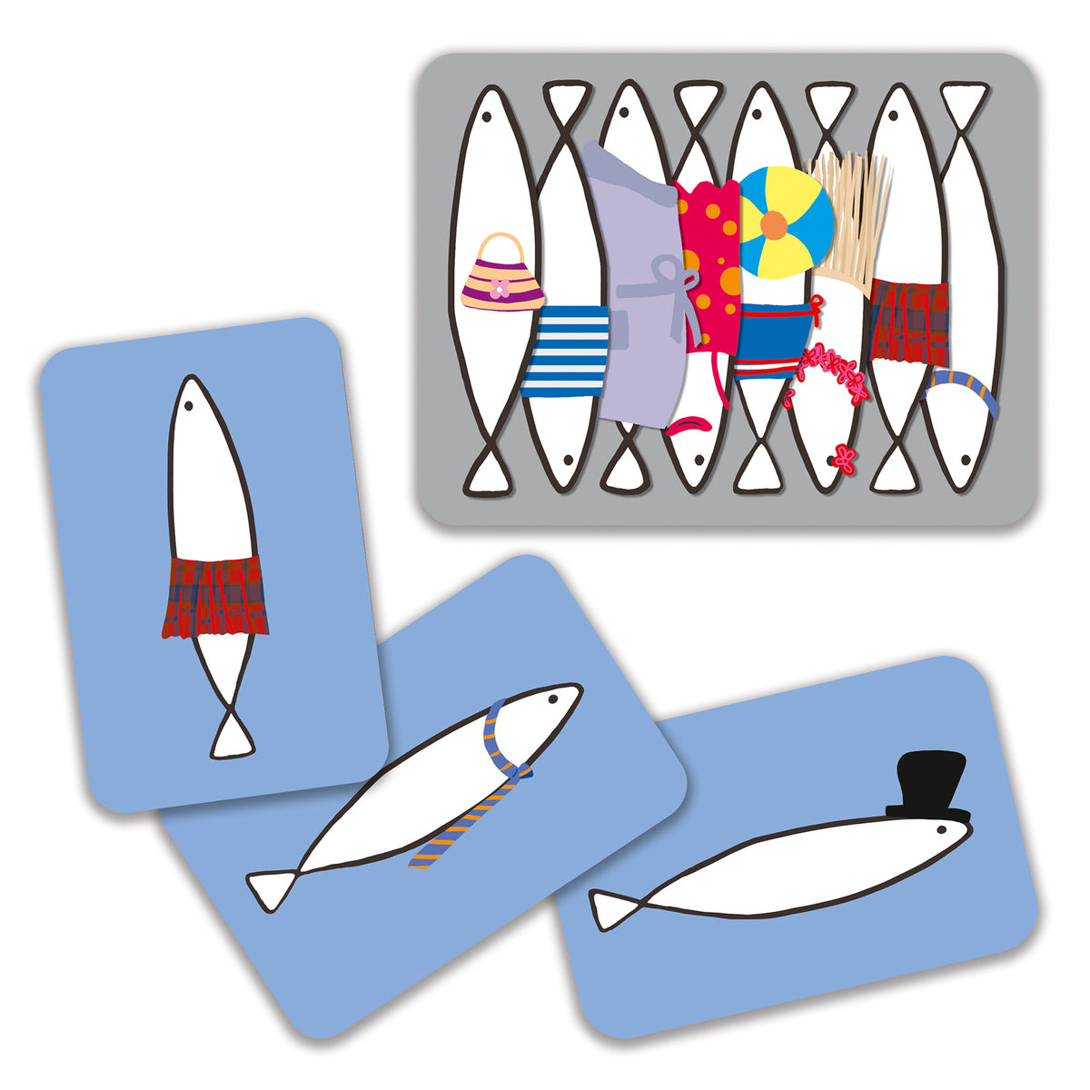 Sardines – jeu de mémoire – Djeco