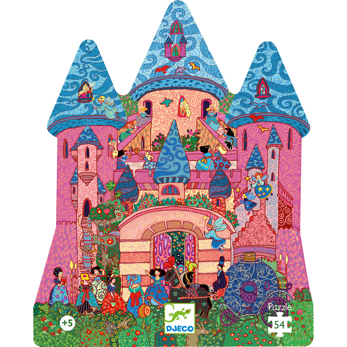 Puzzle Château féerique – 54 pièces – Djeco