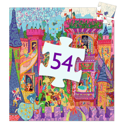 Puzzle Château féerique – 54 pièces – Djeco