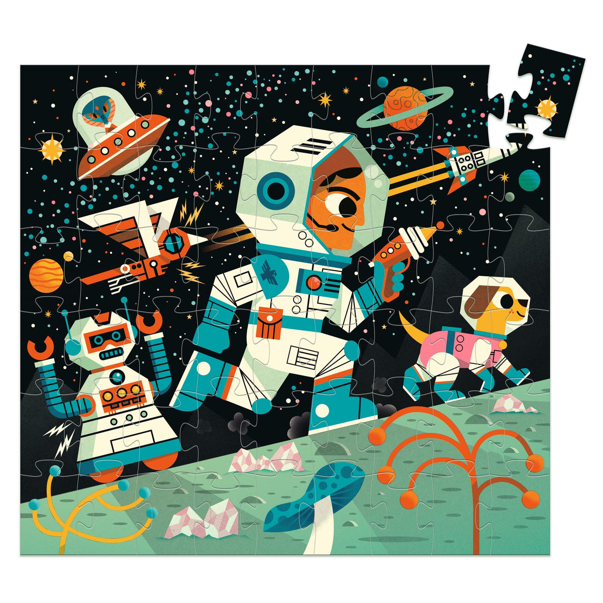 Puzzle Station spatiale – 54 pièces – Djeco