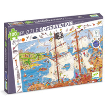 Puzzle observation Les pirates – 100 pièces – Djeco