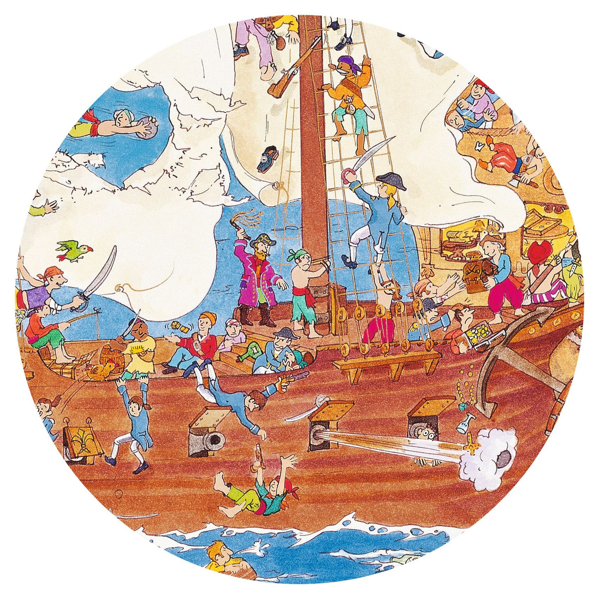 Puzzle observation Les pirates – 100 pièces – Djeco