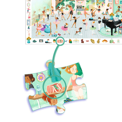 Puzzle observation L’école de danse – 100 pièces – Djeco