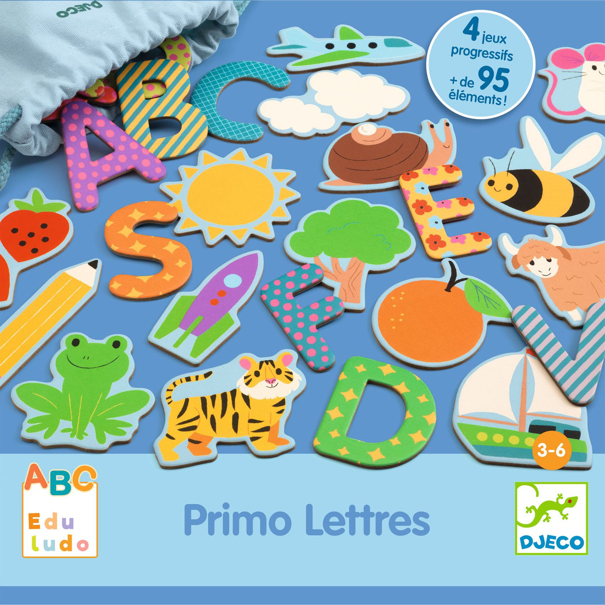 Primo Lettres – coffret pour découvrir les lettres – Djeco