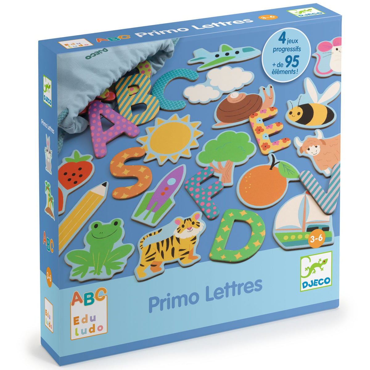 Primo Lettres – coffret pour découvrir les lettres – Djeco