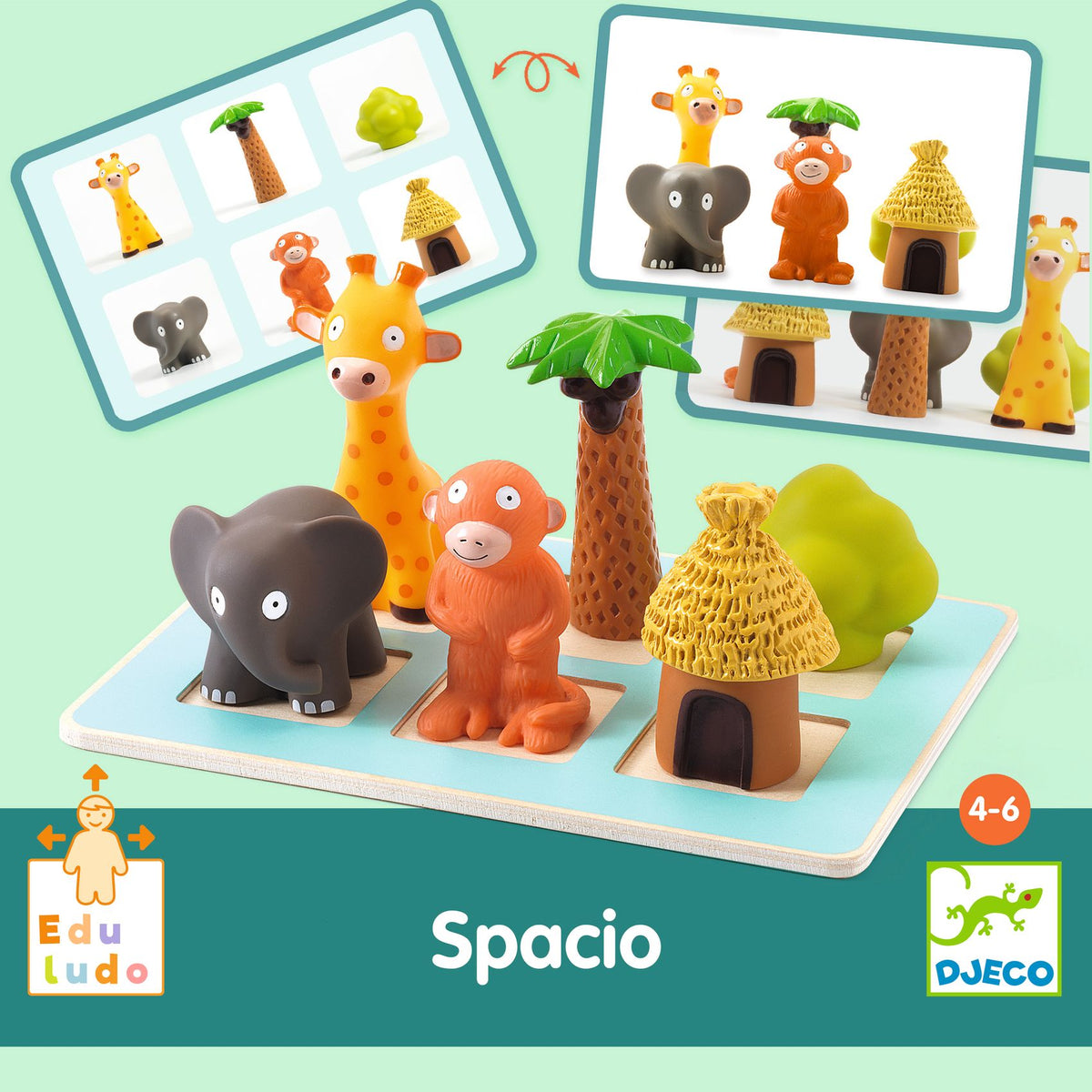 Eduludo Spacio – jeu pour se repérer dans l’espace – Djeco